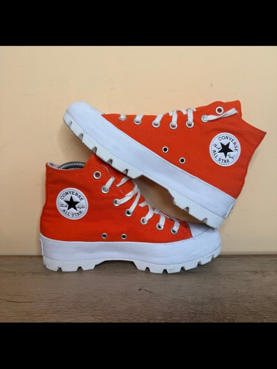 Converse Shoes - Converse Chuck Taylor Platform Lugged Hi Tops Orange W Sz 8 sneakers trainers